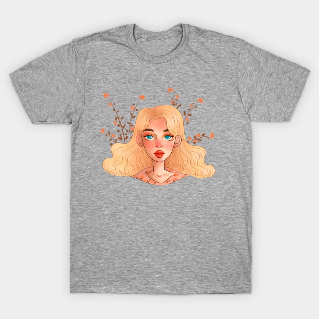 Flower girl T-Shirt by gaynaa